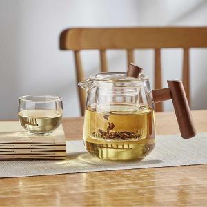 HMLOVE TEKO TEH TAHAN PANAS BOROSILICATE GLASS PITCHER FILTER 480ML TEKO SARINGAN TEH