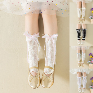 Comfortable Kids Leg Sleeves Easy Wear Stretch Socks for Daily Use Dance Practice Photoshoots Clothing Accessory