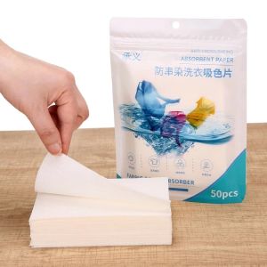 Multipurpose Laundry Color Absorber Sheets - Stain Remover for Clothes & Washing Machine - 50/100pcs Multipack