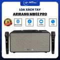 Loa Xách Tay Arirang MB2 PRO Cao Cấp, Bass 16.5cm, Pin 6800mAh Kèm 2 Micro Không Dây. Phù hợp cho việc hát karaoke và nghe nhạc trong những chuyến du lịch hay dã ngoại. Với thiết kế linh hoạt và nhiều công nghệ tiên tiến cho trải nghiệm. 