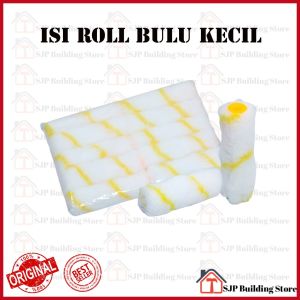 [COD] ISI KUAS CAT ROLL KECIL BULU REFILL KUAS ROL KAPAL 4" TANPA GAGANG
