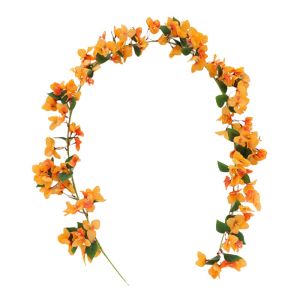 NOBLELYN Multicolor Bougainvillea Artificial Flower Vine Green Leaves Hanging Decoration Artificial Flower Creative DIY Simulation Flower Vine Home Decoration