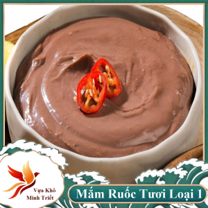 Mắm RUỐC 1kg MẮM RUỐC  LOẠI 1  ĐẶC SẢN MINH TRIẾT CÀ MAU NHÀ LÀM HOÀN TOÀN THỦ CÔNGBẢO ĐẢM VS ANTP