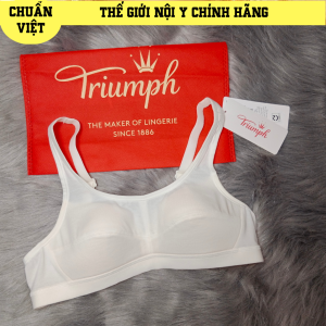 Áo Lót Nữ Sinh Triumph Tshirt Bra T 421 P  - Màu Trắng - Không Gọng - Mút Mỏng 21-016