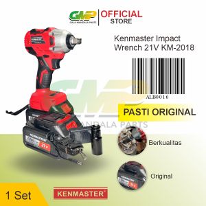 Kenmaster Impact Wrench 21V KM-2018 Led Light Pembuka Baut Motor Mobil