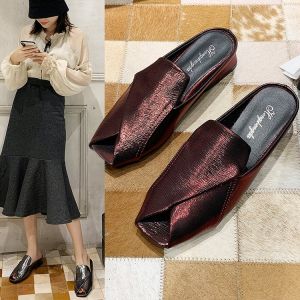 Dép Lê Phiên Bản Hàn Quốc Thương Hiệu MANXIXI Giày Xăng Đan Hở Ngón Lấp Lánh Gợi Cảm Phong Cách INS Thời Trang Đẹp Dành Cho Nữ (Cỡ 35-39)