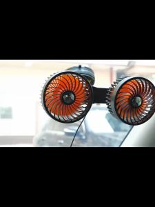 Kepala Kipas Alat Kereta Jenis Penyedut 12V24V Penyejukan Kuat Trak Besar USB Kipas Elektrik Senyap untuk Kereta