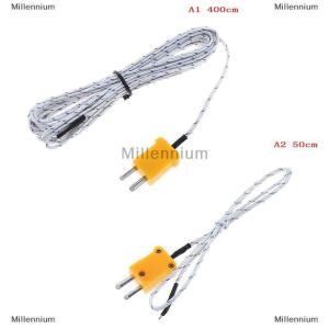 [COD] Millennium 1PC K type temperature sensor thermocouple probe cable wire 0.5/4m