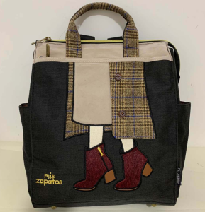 miszapatos Japanese Rakuten Premium sense niche backpack embroidery legs waterproof backpack women