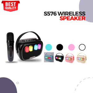 SPEAKER BLUETOOTH MINI PORTABLE S576 + MIC WIRELLES