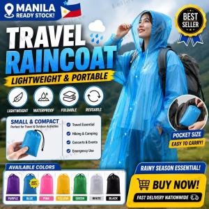 BELIEVE Korean Style Raincoat Waterproof Transparent Long Jacket Kapote Reusable Lightweight Fashion Rain Coat Cute Pink Purple Yellow Hooded Outdoor Travel Daily Use for Women