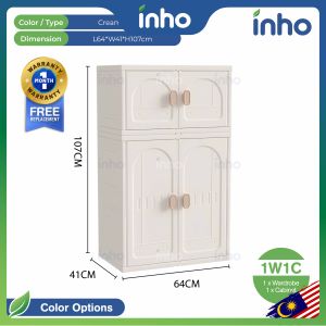 INHO L64cm Modern Design Multifunctional Large Capacity Foldable Child Kids Storage Cabinet