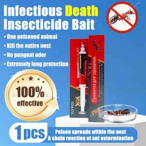 Ant bait ant killer 10g Ant Gel Bait 100% ant killing rate can squeeze anywhere tasteless infectious death killing the entire ant nest Ant repellant for home anay pest control termite Effective cockroach killer