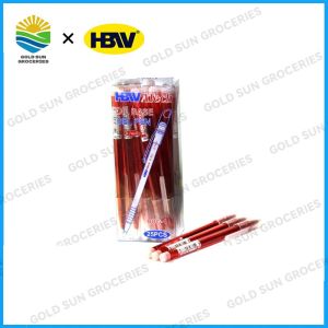 25Pcs/Box Original HBW OBG-1 ATECH Oil Base Gel Pen 0.7mm Ballpen Gelpen Black Blue Red Ballpen School Office
