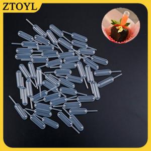 ZTOYL 100 chiếc ống nhỏ giọt nhựa dùng một lần dung tích 4ml để chiết rót dùng cho bánh cupcake