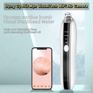 Dụng Cụ Hút Mụn Cám Mụn Đầu đen VisualTech WiFi HD có Camera hiển thị (Pore Cleaner)