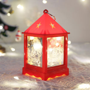 Glowing night light Christmas decorations PVC & LED lights creative Christmas gifts glowing cute little house ornaments