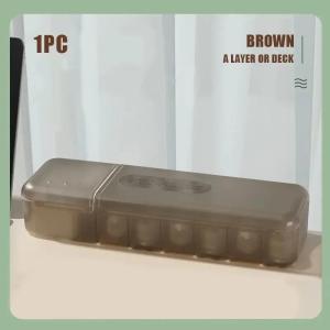 PP Data Cable Storage Box With 7 Compartments Ins Style Desktop Organizer Case for Charger Cord U Disk Small Gadgets.