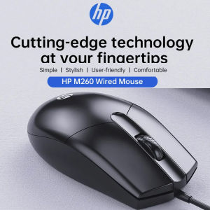 HP M260 USB Wired Mouse Optical 1200 DPI Ergonomic Computer Mouse