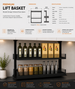 electric cabinet lift kitchen lift basket premium kitchen organizer luxury kitchen storage smart kitchen storage automated kitchen storage electric kitchen storage system premium cabinet organizerluxury kitchen cabinet accessories high-end kitchen storage