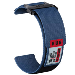 Zenia 20mm Premium Nylon Watch Strap for Garmin Vivoactive 6 5 3 Music Forerunner 70 170 165 55 245 645 570 42mm - Breathable Sport Band for Approach J1 S12 S40 S42 S44 S50 Venu SQ 2 SQ2 D2 Air X10 Amazfit GTS Bip Active Haylou RS4 Plus Accessories