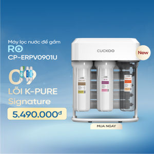 Máy Lọc Nước Để Gầm Cuckoo 9 Lõi K-Pure Signature CP-ERPV0901U/WHVNCV