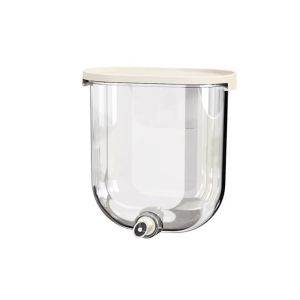 ZENO Wall Mounted Automatic Bird Cage Water Feeder Pin-Touch 330ML Bird Water Dispenser Easy To Install Birdcage Hanging Water Feeder Tiger Skin Parrot