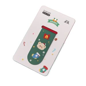 CHDHALTD Kawaii 5pcs Gifts For Teacher Student Stationery Office Supplies Page Marker ic Bookmarks Book Page Folder Reading Marker Christmas Bookmarks