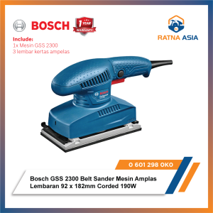 Bosch GSS 2300 Electric Sander 92 x 182mm Mesin Amplas 190W Professional