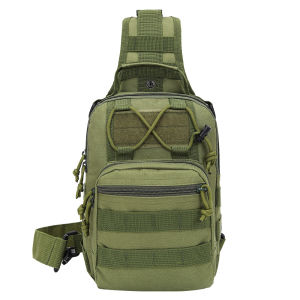 IELGY Outdoor Camo Shoulder Crossbody Bag Cycling Mountaineering Outdoor Chest Bag