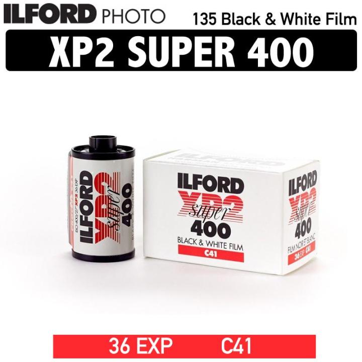 Ilford XP2 Super 400 135 35mm Black and White Negative Film 36