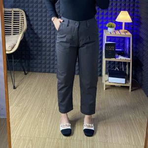 Baggy Pants Wanita Premium Celana Kerja Kantor Bahan Drill/Celana Pensil Wanita