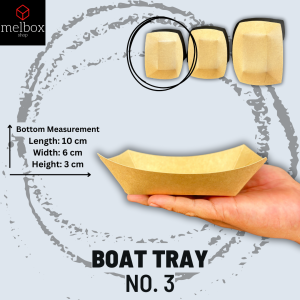 [50 pcs] Nacho Boat Tray Paper Party Charcuterie Dine In
