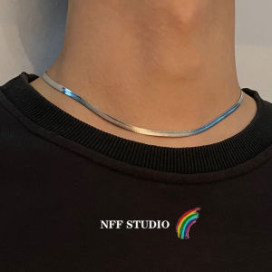 Dây chuyền nam nữ titan dây mì màu trắng 4mm đẹp sang trọng thép không gỉ- DCMI