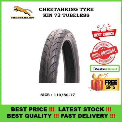 TAYAR CHEETAHKING KIN72 *DIAMOND* 60/80-17 70/90-17 80/90-17 90/80-17 120/70-17 140/70-17 TUBELESS TYRE