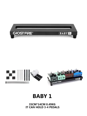 Ghost Fire Different Sizes Pedalboard Alloy Effect Holder Guitar Effect Pedal Board for Guitar Effect V-Series
