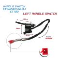 1pair B CT100 Handle Switch Assembly Set Motorcycle. 
