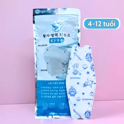Khẩu trang KF94 kid trẻ em 4D kid An Tâm cho bé 1-3 tuổi 3-12 tuổi túi 10 cái