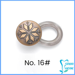 Easy 3 ชิ้น/แพ็ค ปุ่มขยายเอว ปุ่มขยายเอวกางเกง ปุ่มขยายเอวสปริง กางเกง DIY jeans buttons