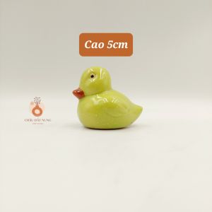 Trang trí sân vườn - Gà nhí Vịt nhí 56 chiều cao 5cm đến 6.75cm