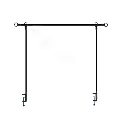 MINOA Sturdy Iron Pole Over The Table Rod Stand Adjustable Length with Clamps Balloon Arch Stand Backdrop Stand No-drill Fixed Metal Display Rack Wedding Party Decor