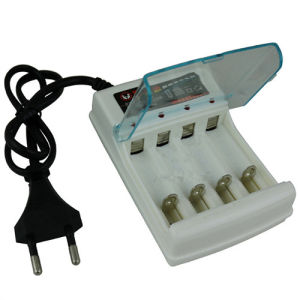 4 Slot Power Adapter 1.2V AAA/AA Plug Rechargeable Battery Charger
