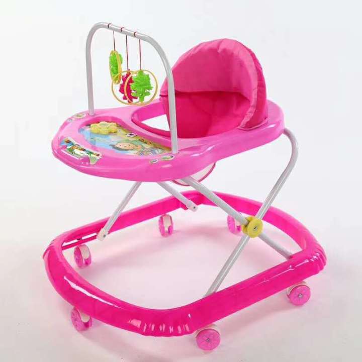 Height Adjustable Musical soft cushion baby walker Lazada PH