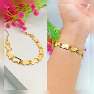 GELANG TITANIUM WANITA DEWASA ANTI LUNTUR & ANTI KARAT (COD)