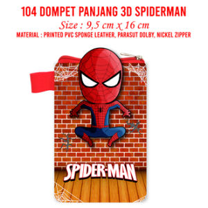 Dompet Panjang 3D Seri Superhero Karakter Dompet Anak Dompet Suvenir Gift Dompet Tinggi