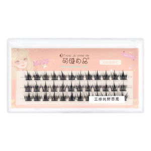 Dorisna New Manga Lashes Little Devil False Eyelashes Bundles Single Cluster Segmented Natural Simulation Cos Eyelashes Eye Extension