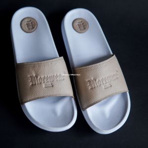 Sandal Kulit Morewear/Sandal Kulit Pria/Sandal Slide Kulit/Sandal Slip On Pria/Sandal Pria Kekinian