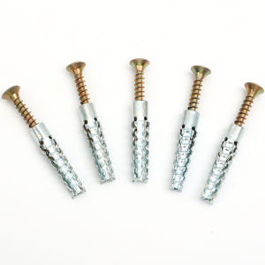 10-100pcs răng cưa thép tường Neo kim loại mở rộng ống vít tự taro khoan cắm cho tường bê tông ốc vít bu lông Neo