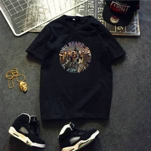 เสื้อยืด#สินค้าพร้อมส่ง#เสื้อยืดผู้ชายแขนสั้นคอกลมสไตล์เกาหลี (สกรีนตัวหนังสือ) Man Clothing