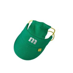 Sun Protective Pet Caps Embroidered Letter Sun Hat Comfortable Adjustable Size Headwear For Dog and Cats Travel Walking